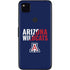 University of Arizona Wildcats Logo Split Blue Google Pixel 4a Skin